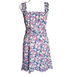 Faithfull The Brand Mid‎ Summer Mini Dress Nefeli Floral Rayon NWT Size Small
